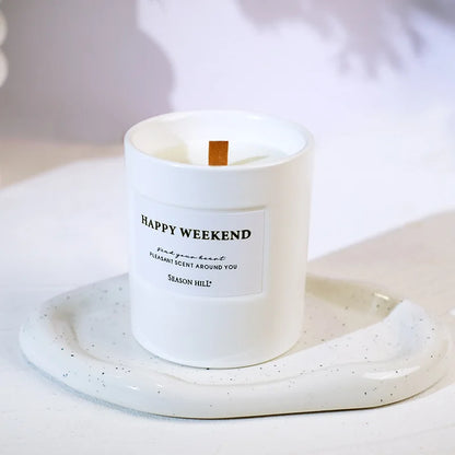 Nordic Scented Candle Home Indoor Long Lasting Incense High End Bedroom Scented Aromatherapy Candle Cup Fragrance Decoration