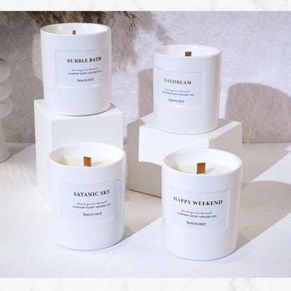 Nordic Scented Candle Home Indoor Long Lasting Incense High End Bedroom Scented Aromatherapy Candle Cup Fragrance Decoration