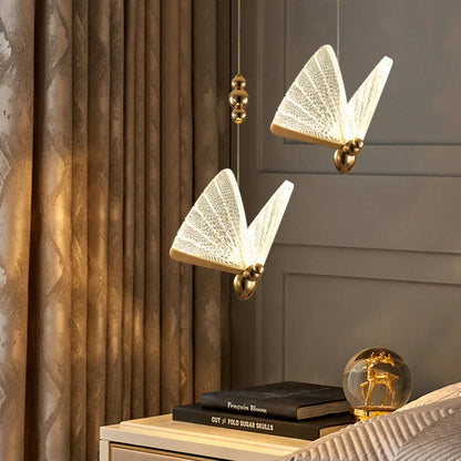 Opulent Luminance: Nordic Crystal Butterfly Lamp