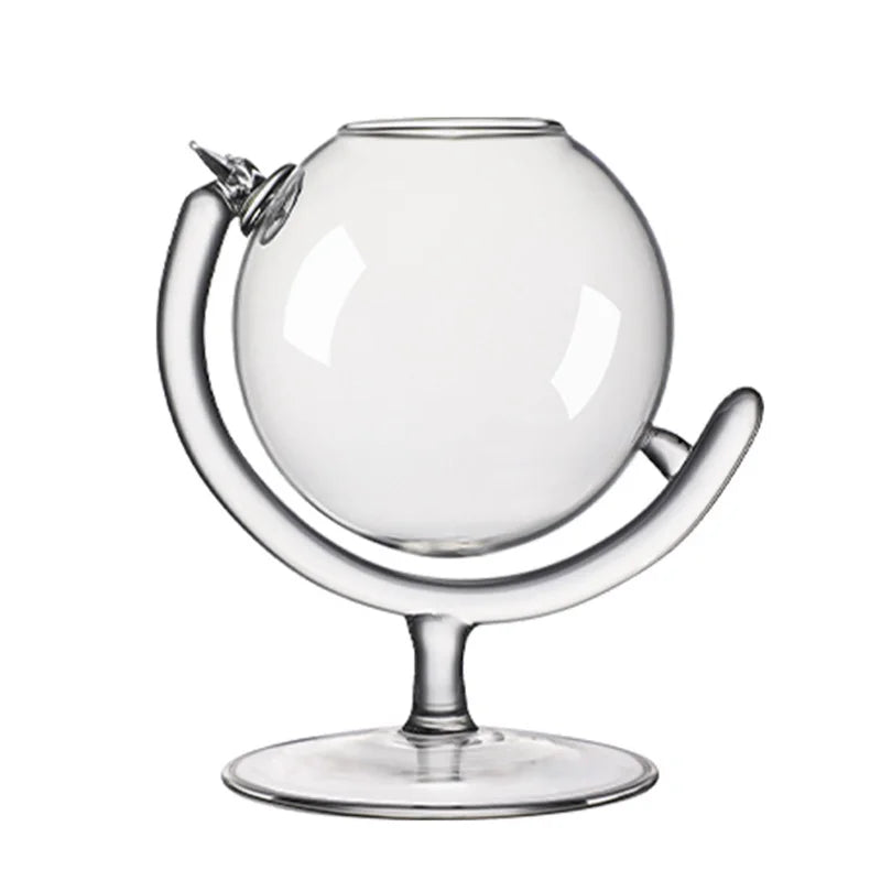 Creative Cocktail Glass Goblet Glass Globe Shape Bubble Cups Slanted Martini Cup Transparent Wine Cup Houseware Drinkware