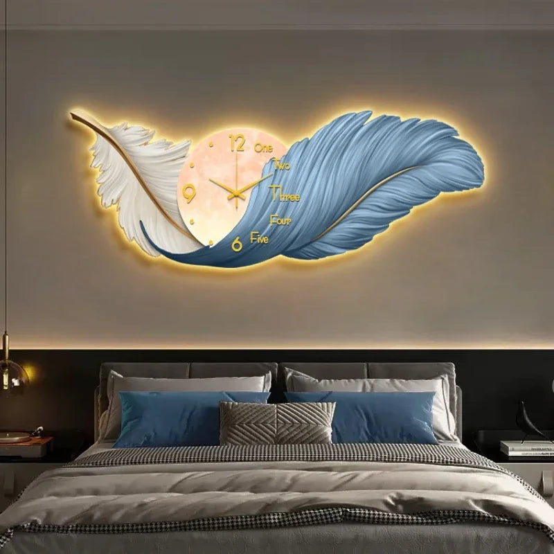 Timeless Radiance: LED Art Wall Clock