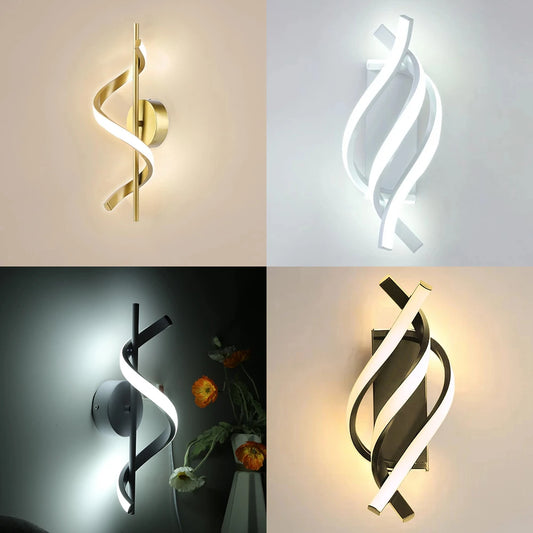 Luxe Serpentine Wall Light