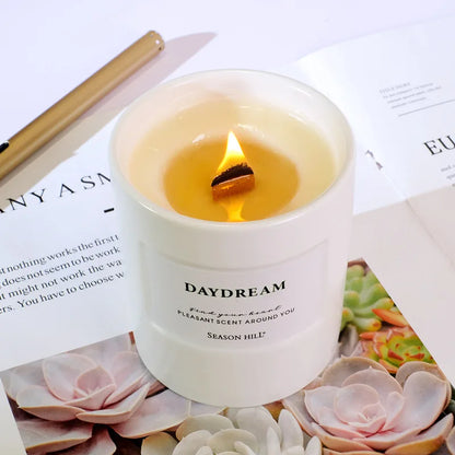 Nordic Scented Candle Home Indoor Long Lasting Incense High End Bedroom Scented Aromatherapy Candle Cup Fragrance Decoration