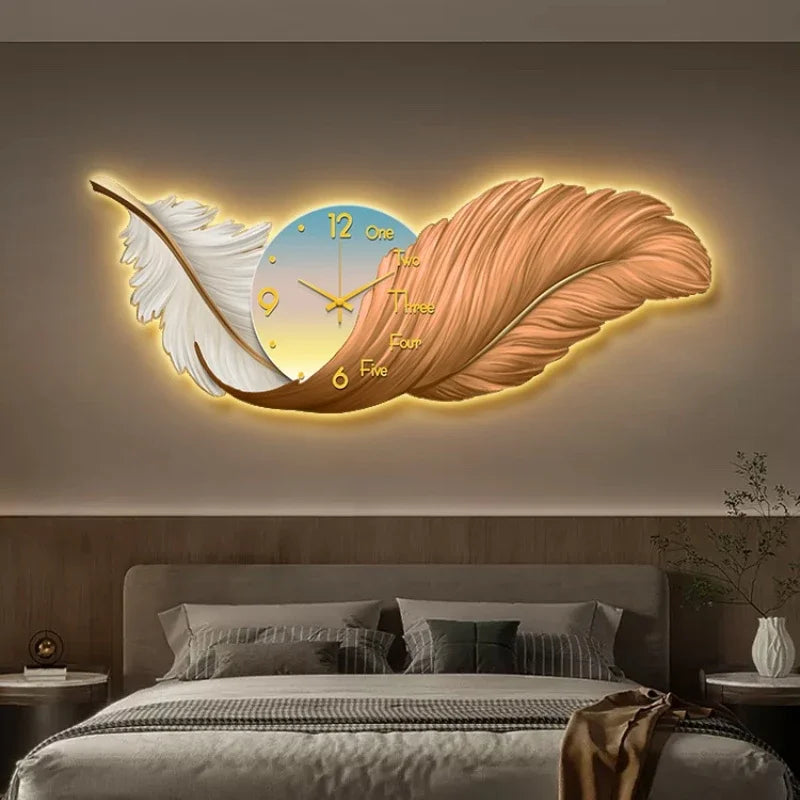 Timeless Radiance: LED Art Wall Clock