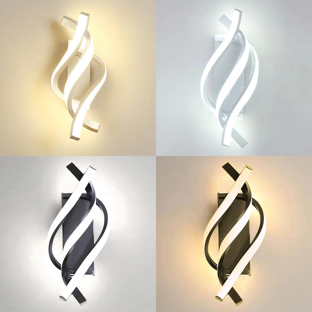 Luxe Serpentine Wall Light