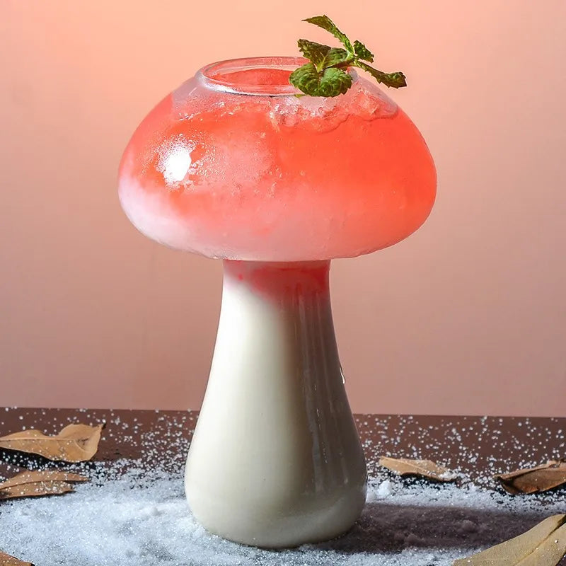 Mushroom Shaped Cocktail Glass Molecular Gastronomy Bar Rectification Bartender Special Shot Beer Wine Goblet Drinking