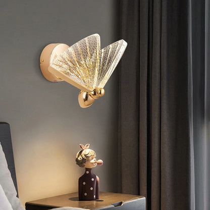 Opulent Luminance: Nordic Crystal Butterfly Lamp