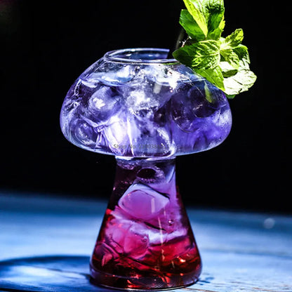 Mushroom Shaped Cocktail Glass Molecular Gastronomy Bar Rectification Bartender Special Shot Beer Wine Goblet Drinking