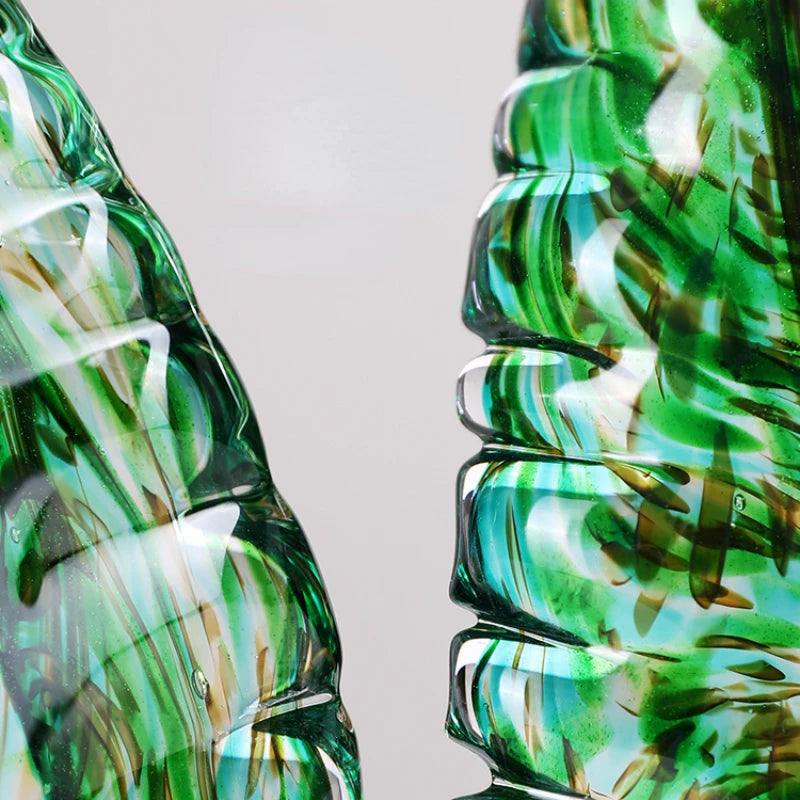 Deluxe Glass Leaf Sculpture